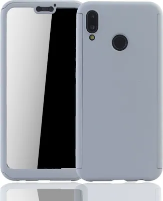 Produktbild von Handyhülle Schutzhülle für Huawei P20 Lite Full Case Cover Displayschutz 360 Grau