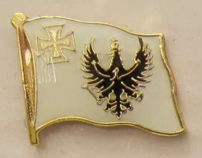 Produktbild von Pin Anstecker Flagge Fahne Preussen mit eisernem Kreuz