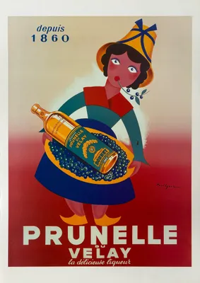 Image de Prunelle du Velay - Paul Igert - 50x70cm Affiche Poster
