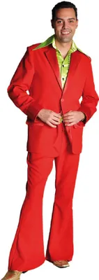 Produktbild von M207201-7-S rot Herren Disco Anzug-Kostüm Gr.S=48