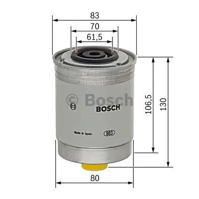 Produktbild von Bosch Kraftstofffilter 1 457 434 103
