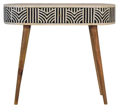 Produktbild von Artisan Furniture Massivholz Edessa Konsole mit Knochenintarsien