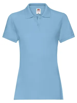 Image de Fruit of the Loom - Polo « Premium » pour femmes FK2965 (S) (bleu ciel)