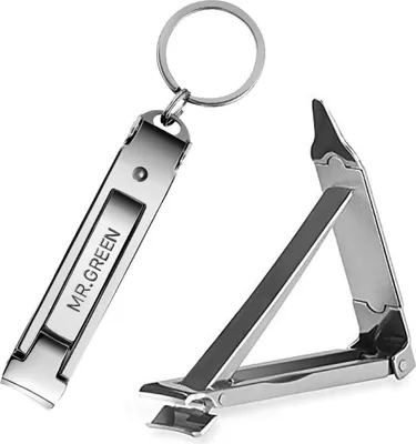 Image de Coupe-ongles portable en acier inoxydable médical - pliable, ultra-mince