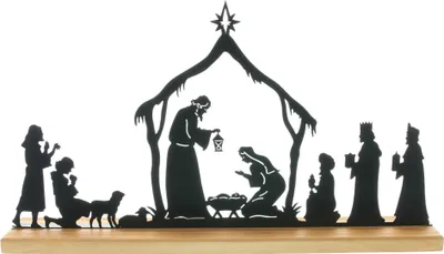 Produktbild von Weihnachtsdeko 'Heiligabend' Winter Deko Dekoration Advent Weihnachtsdeko