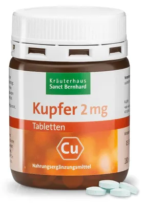 Produktbild von Sanct Bernhard Kupfer-Tabletten - 180 Tabletten