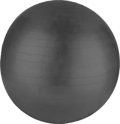 Image de Ballon d'entraînement de fitness 75 cm anti-éclatement noir PURE 2 IMPROVE