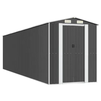 Zdjęcie produktu dla vidaXL Szopa narzędziowa antracyt 192x772x223 cm Stal ocynkowana