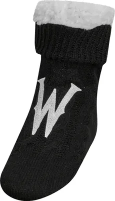 Produktbild von Wednesday Mädchen Hausschuh-Socken Kuschelsocken Flauschige Stoppersocken mit Anti Rutsch      , Größe:31-34
