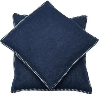 Produktbild von David Fussenegger Kissenhülle Sylt 'Uni' 50 x 50 Marine