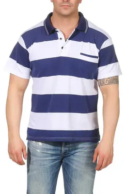 Produktbild von Herren Polo Shirt mit Brusttasche; Navy L