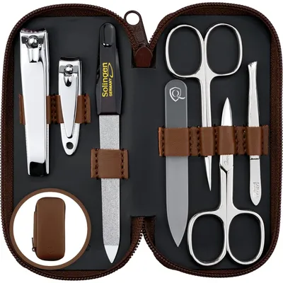 Produktbild von marQus Maniküre-Set 7-teilig – mit Glasfeile, Solingen