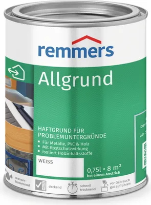 A can of Remmers Allgrund primer is shown against a white background.