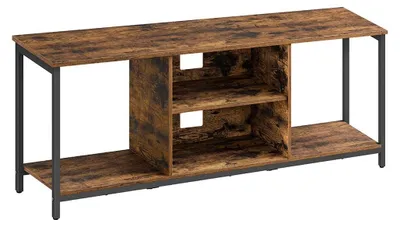 Immagine prodotto di Mobile TV con ripiani aperti – Marrone/Nero – 147 x 40 x 50 cm