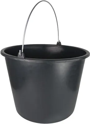 Productafbeelding van Bouwemmer 20 liter met schaalverdeling voor tuin en bouwplaats