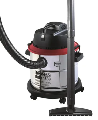 Produktbild von Thomas Inox 1530, Drum vacuum, Trocken und naß, Haus, Schwarz, Rot, Edelstahl, Kunststoff, 220 - 240 V