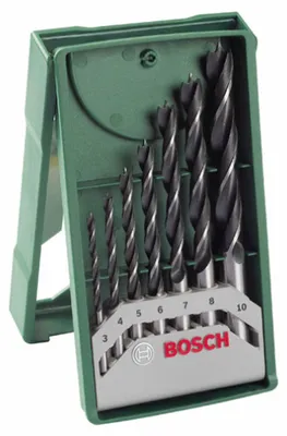 Productafbeelding van BOSCH 2607019580 BOSCH Mini-X-Line Holzbohrer-Set, 7-teilig