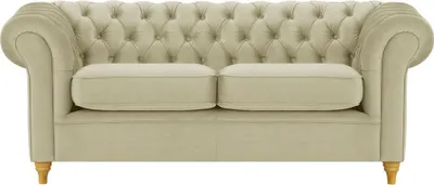 Image de Canapé trois places Chesterfield-Velluto 3-like oak