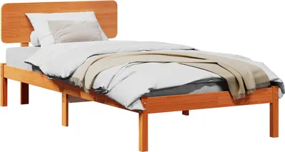 Obrázek produktu pro vidaXL Rám postele vosk hnědý 80 x 200 cm z masivního borovicového dřeva