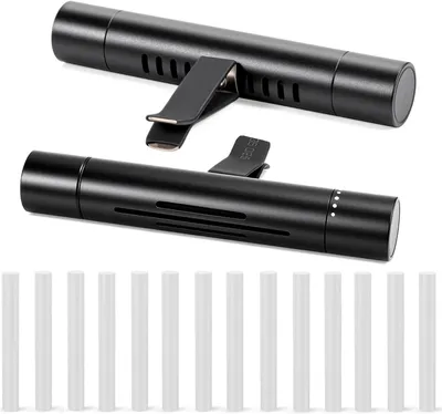 Produktbild von Auto Diffusor 8x4x1.2 cm, 2 Stück, mit Lüftungsclip und 15 Nachfüllpads, für Auto