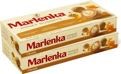 Immagine prodotto di MARLENKA® Duo pack Palline al miele con noci - confezione da 2, palline, bocconcini, sfere (2 x 235 g)