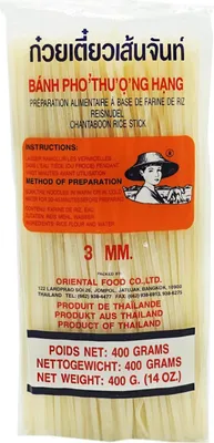 Produktbild von Farmer Reisnudeln Banh Pho 3mm straight 400g