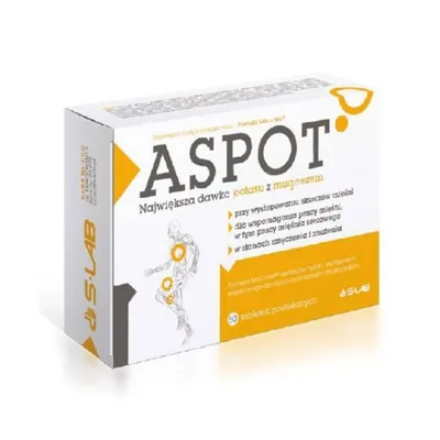 Produktbild von ASPOT Kalium Magnesium HERZMUSKELN 60 Tabletten