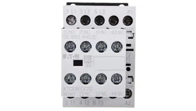 Obrázok produktu pre Stýkač 12A 3P 24V DC 2NO 2C DILM12-22(24VDC) 106369