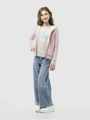 Produktbild von GAP Superweiche High-Rise-Jeans für Kinder mit weitem Bein und hohem Bund 7