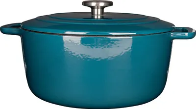 Obrázok produktu pre Hrniec na varenie Fontestic Green Heron D28xh13cm liatinový s pokrievkou