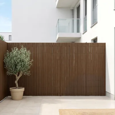 Obrázek produktu pro Ochranná clona z PVC, venkovní použití, rozměry 200 x 300 cm, barva hnědá