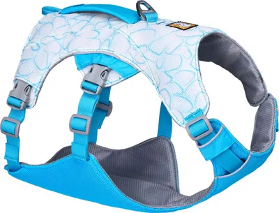 Immagine prodotto di Ruffwear Kühlgeschirr Swamp Cooler, imbracatura raffreddante, colore: blu bioluminescente, taglia: M