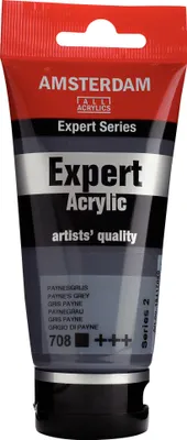 Immagine prodotto di Amsterdam Serie Expert Tubo di vernice acrilica 75 ml Grigio Payne 708