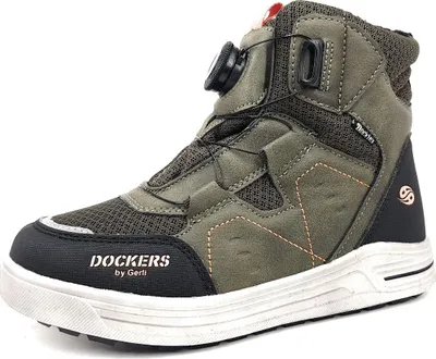 Produktbild von Dockers by Gerli Kinderschuhe Burschen Schnürstiefel Grün Freizeit, Schuhgröße:37 EU