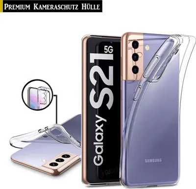 Produktbild von Für Samsung Galaxy S21 5G  Silikon Transparent Hülle TPU Handy Schutz Case Tasche