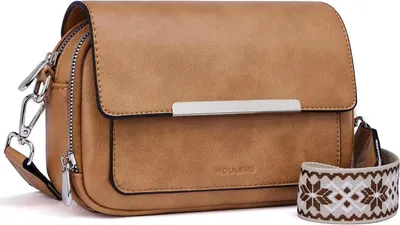 Produktbild von Damen Umhängetasche  Crossbody Schultertasche mit Gitarrengurt