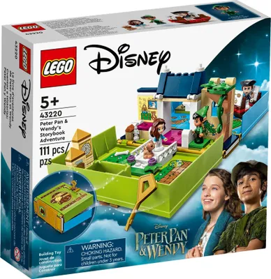 Produktbild von Lego Disney Princess 43220 Disney Peter Pan Und Wendy Märchenbuch-Abenteuer