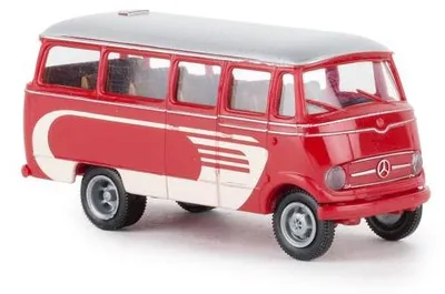 Produktbild von Brekina Mercedes O 319 rot, hellbeige 36147