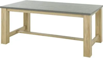 Image de Table a manger - Broceliande - Rectangulaire - 8 personnes - L 192 x P 97 x H 77 cm - Gami