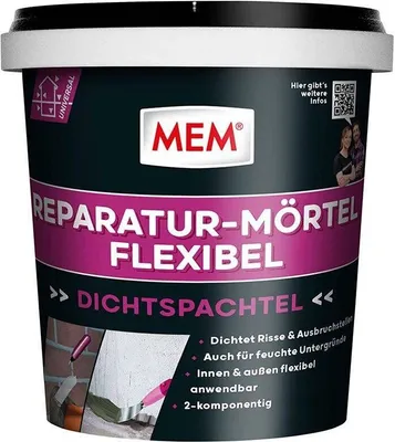 Produktbild von MEM Reparatur-Mörtel Flexibel 1 kg