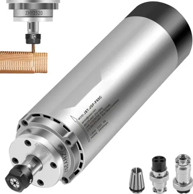 Zdjęcie produktu dla silnik wrzeciona 1,5 KW - CNC chłodzony powietrzem 220-250 V - 8000-24000 obr