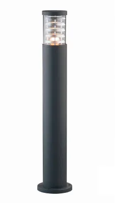 Image de Lampadaire d'extérieur moderne Aluminium Noir 1 Lumière E27 H80Cm