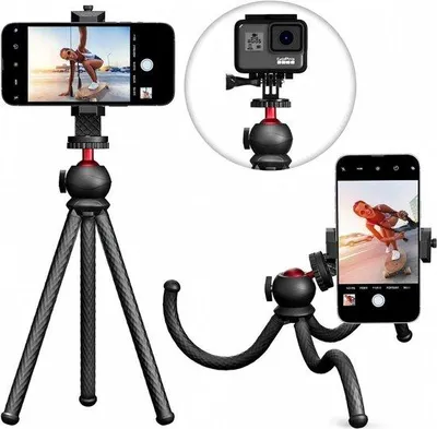 Produktbild von Famanu Smartphone-Stativ Tragbares Mini-Stativ für Smartphone und Actionkamera