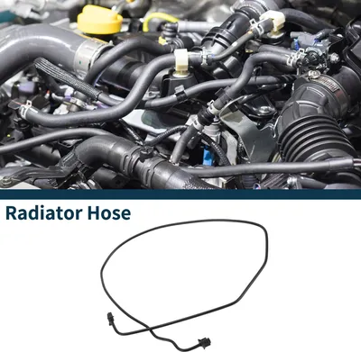 Image de Durite De Radiateur Pour Land Rover Freelander 2 2006-2014 2.2 Td4 4X4 Bonne étanchéité No.Lr006150 Durite D'Expansion Du Réservoir Au Pompe à Eau Noir 1 Pc