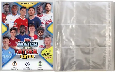 Zdjęcie produktu dla Topps Champions League EXTRA 2021/22 - Karty kolekcjonerskie - 1 Leere Sammelmappe
