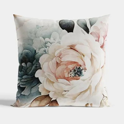 Obrázok produktu pre Dekoračná obliečka na vankúš Alba 40x40cm veľké kvety