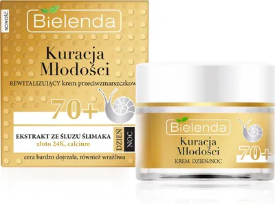 Obrázok produktu pre Bielenda, Revitalizačný krém proti vráskam 70+ na omladenie pleti, 50 ml