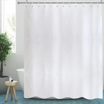 Produktbild von Famanu Duschvorhang Extra Lang und Groß - Wasserabweisend und Schimmelresistent Polyester 200x240 cm