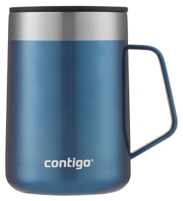 Image de Gobelet isotherme STREETERVILLE bleu avec anse 420 ml