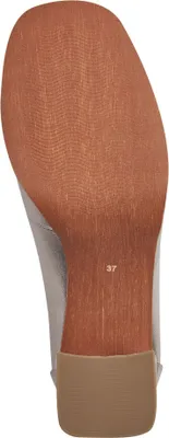 Produktbild von MARCO TOZZI Damen Pumps Trotteur Blockabsatz Zierspange Loafer 2-24417-42, Größe:37 EU, Farbe:Gold